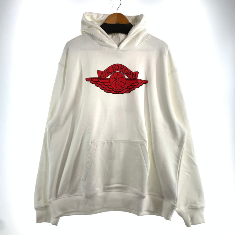 【中古品】【メンズ】 NIKE JORDAN×SAINT MICHAEL ナイキ ジョーダン セントマイケル FV-4718 M J SM FLEECE HOODIE フーディー パーカー WHITE SIZE:L 142-260807-io-17-fuzh カラー：ホワイト 万代Net店
