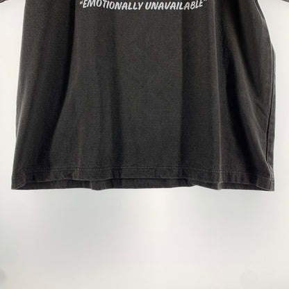 【中古品】【メンズ】 EMOTIONALLY UNAVAILABLE エモーショナリー アンアベイラブル EU-MK8-0000-054 EU DEVIL SS TEE Tシャツ BLACK SIZE:L 142-260807-io-10-fuzh カラー：ブラック 万代Net店