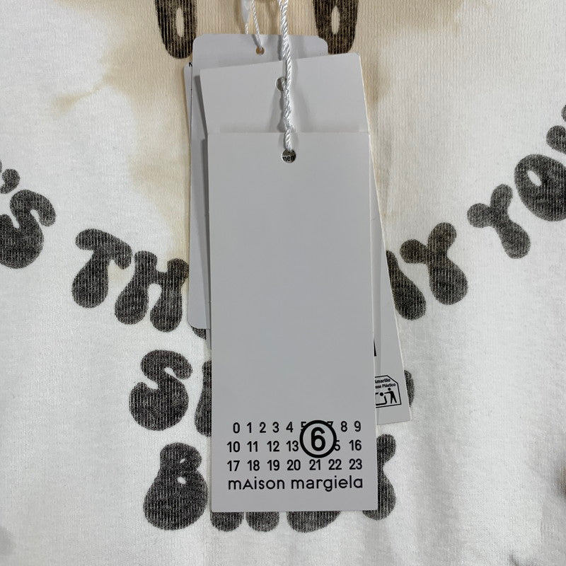 【中古品】【メンズ】 MM6 MAISON MARGIELA エムエム6 メゾン マルジェラ SMILE LOGO PRINT T-SHIRT Tシャツ SIZE:XL タグ付き 141-260807-io-12-fuzh カラー：タイダイ柄 万代Net店