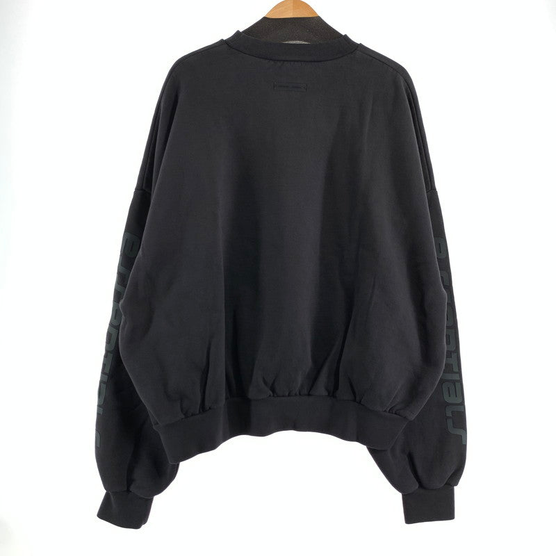 【中古品】【メンズ】 ESSENTIALS エッセンシャルズ CROPPED RELAXED SWEATSHIRT スウェットシャツ トレーナー BLACK SIZE:L 142-260807-io-23-fuzh カラー：ブラック 万代Net店