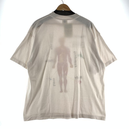 【中古品】【メンズ】 SAINT MICHAEL セントマイケル SM-MK8-0000-013 BODY SS T-SHIRT Tシャツ WHITE 人体 SIZE:XL 140-260807-io-11-fuzh カラー：ホワイト 万代Net店