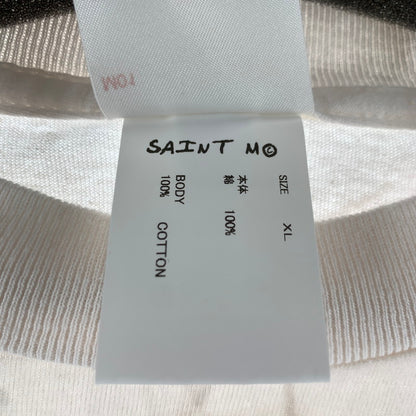 【中古品】【メンズ】 SAINT MICHAEL セントマイケル SM-MK8-0000-013 BODY SS T-SHIRT Tシャツ WHITE 人体 SIZE:XL 140-260807-io-11-fuzh カラー：ホワイト 万代Net店
