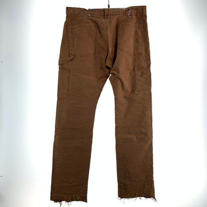 【中古品】【メンズ】 MLVINCE メルヴィンス DOUBLE KNEE PANTS ダブルニーパンツ BROWN SIZE:36 ※汚れあり 153-260807-io-30-fuzh カラー：ブラウン 万代Net店