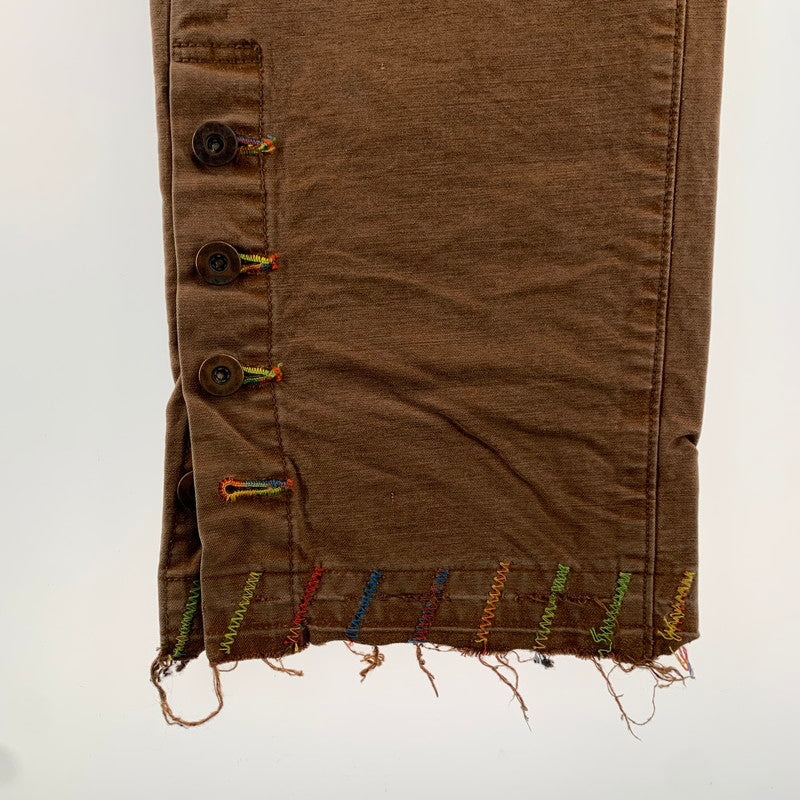 【中古品】【メンズ】 MLVINCE メルヴィンス DOUBLE KNEE PANTS ダブルニーパンツ BROWN SIZE:36 ※汚れあり 153-260807-io-30-fuzh カラー：ブラウン 万代Net店