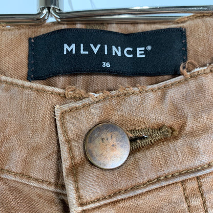 【中古品】【メンズ】 MLVINCE メルヴィンス DOUBLE KNEE PANTS ダブルニーパンツ BROWN SIZE:36 ※汚れあり 153-260807-io-30-fuzh カラー：ブラウン 万代Net店