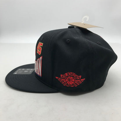 【中古品】【メンズ】 NIKE JORDAN × SAINT MICHAEL ナイキ ジョーダン セントマイケル U J PRO CAP S FB STM 帽子 キャップ 185-260819-mh-06-fuzh サイズ：M/L カラー：ブラック 万代Net店