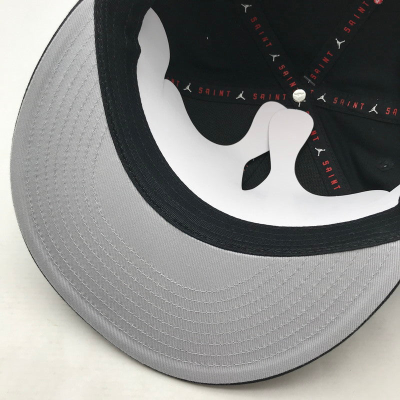 【中古品】【メンズ】 NIKE JORDAN × SAINT MICHAEL ナイキ ジョーダン セントマイケル U J PRO CAP S FB STM 帽子 キャップ 185-260819-mh-06-fuzh サイズ：M/L カラー：ブラック 万代Net店