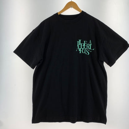 【中古品】【メンズ】 LIBERAL ARTS T-SHIRT リベラル・アーツ Tシャツ BLACK SIZE:L ※糸ほつれ・プリント部分傷みあり 140-260815-io-03-fuzh カラー：ブラック 万代Net店