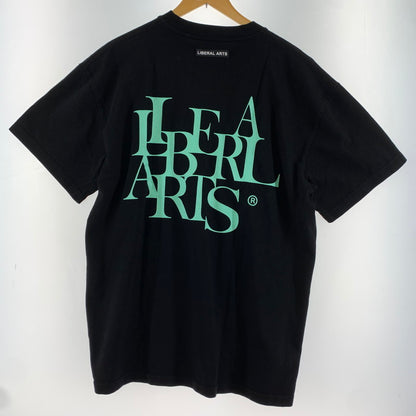 【中古品】【メンズ】 LIBERAL ARTS T-SHIRT リベラル・アーツ Tシャツ BLACK SIZE:L ※糸ほつれ・プリント部分傷みあり 140-260815-io-03-fuzh カラー：ブラック 万代Net店