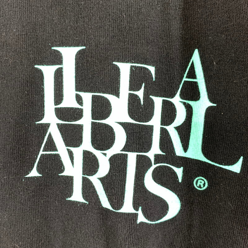 【中古品】【メンズ】 LIBERAL ARTS T-SHIRT リベラル・アーツ Tシャツ BLACK SIZE:L ※糸ほつれ・プリント部分傷みあり 140-260815-io-03-fuzh カラー：ブラック 万代Net店