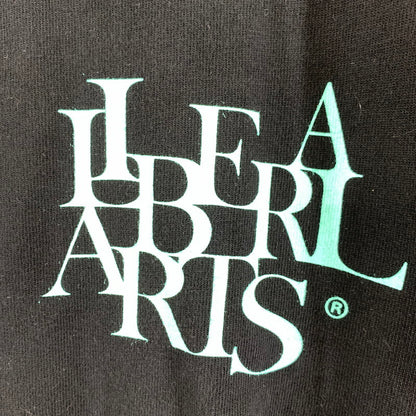 【中古品】【メンズ】 LIBERAL ARTS T-SHIRT リベラル・アーツ Tシャツ BLACK SIZE:L ※糸ほつれ・プリント部分傷みあり 140-260815-io-03-fuzh カラー：ブラック 万代Net店