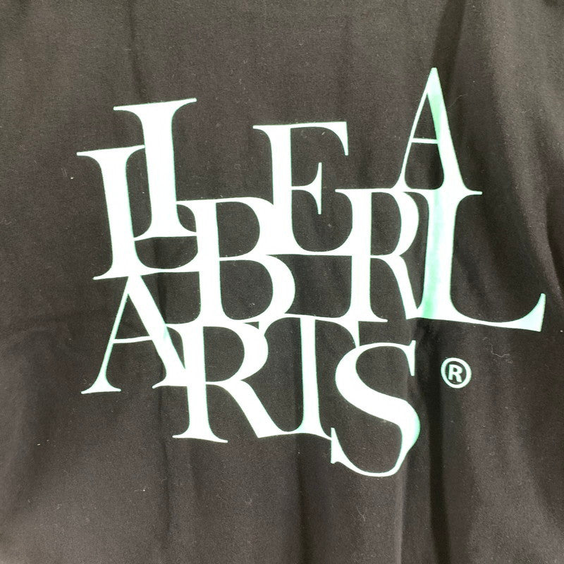 【中古品】【メンズ】 LIBERAL ARTS T-SHIRT リベラル・アーツ Tシャツ BLACK SIZE:L ※糸ほつれ・プリント部分傷みあり 140-260815-io-03-fuzh カラー：ブラック 万代Net店