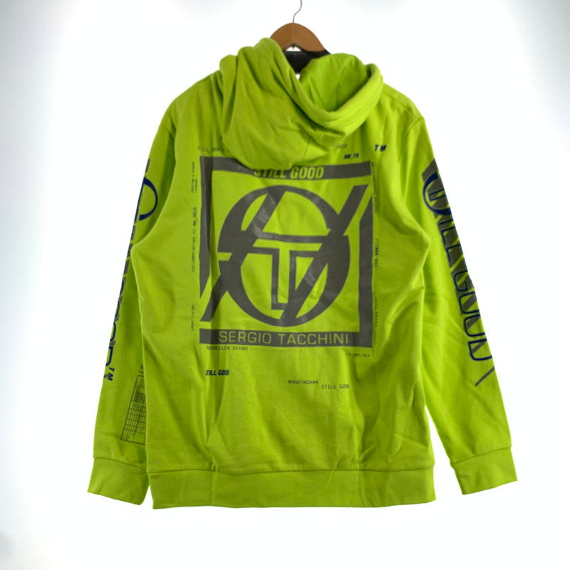 【中古品】【メンズ】 STILL GOOD×SERGIO TACCHINI スティルグッド セルジオ・タッキーニ PARKA パーカー フーディー LIGHT YELLOW SIZE:L ※ほつれ(一部糸抜け)あり 140-260807-io-31-fuzh カラー：ライトイエロー 万代Net店