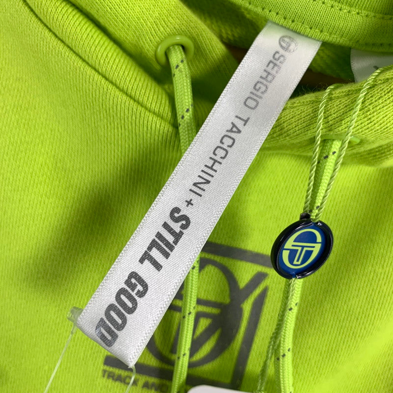 【中古品】【メンズ】 STILL GOOD×SERGIO TACCHINI スティルグッド セルジオ・タッキーニ PARKA パーカー フーディー LIGHT YELLOW SIZE:L ※ほつれ(一部糸抜け)あり 140-260807-io-31-fuzh カラー：ライトイエロー 万代Net店