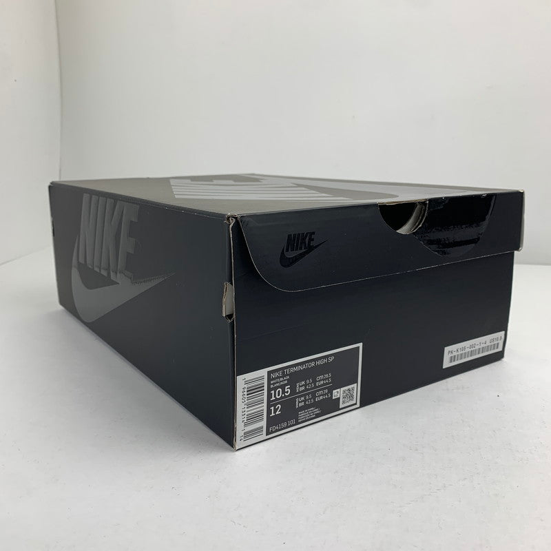 【中古品】【メンズ】 NIKE×COMME DES GARCONS HOMME PLUS コムデギャルソン オム プリュス FD4159-101 TERMINATOR HIGH BLACK BLACK.WHITE SIZE:28.5 ※汚れ・使用感有 スニーカー 靴 160-260807-io-33-fuzh カラー：ブラックホワイト 万代Net店