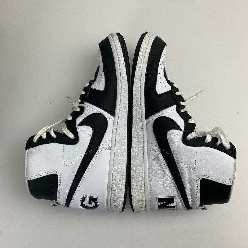 【中古品】【メンズ】 NIKE×COMME DES GARCONS HOMME PLUS コムデギャルソン オム プリュス FD4159-101 TERMINATOR HIGH BLACK BLACK.WHITE SIZE:28.5 ※汚れ・使用感有 スニーカー 靴 160-260807-io-33-fuzh カラー：ブラックホワイト 万代Net店
