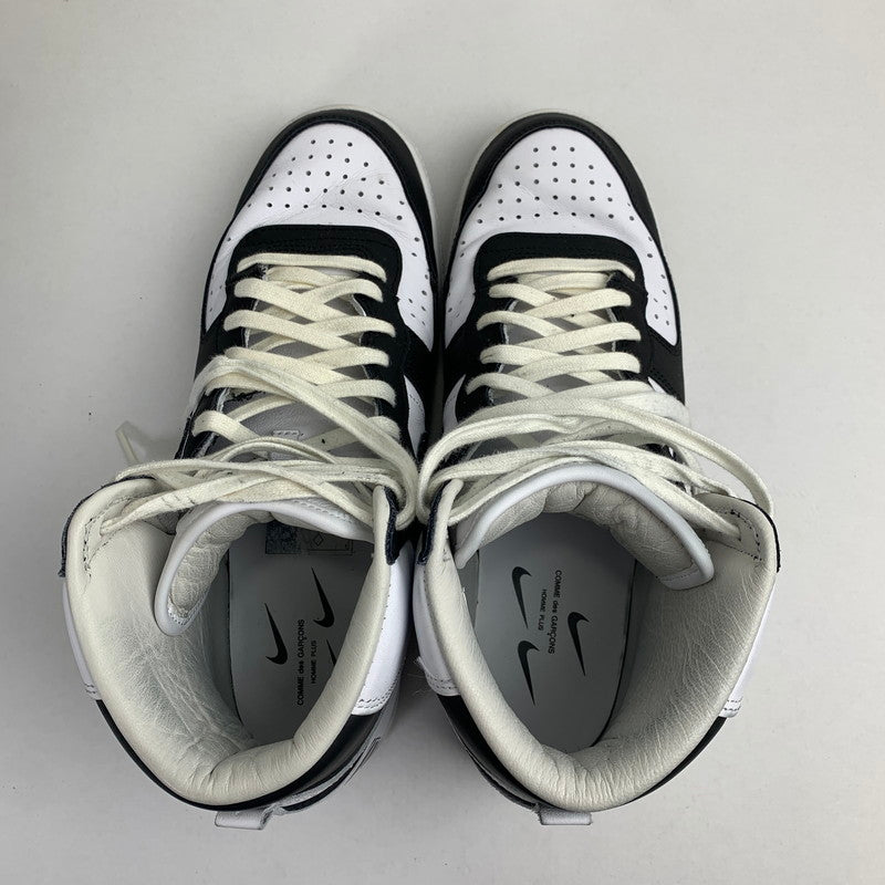【中古品】【メンズ】 NIKE×COMME DES GARCONS HOMME PLUS コムデギャルソン オム プリュス FD4159-101 TERMINATOR HIGH BLACK BLACK.WHITE SIZE:28.5 ※汚れ・使用感有 スニーカー 靴 160-260807-io-33-fuzh カラー：ブラックホワイト 万代Net店