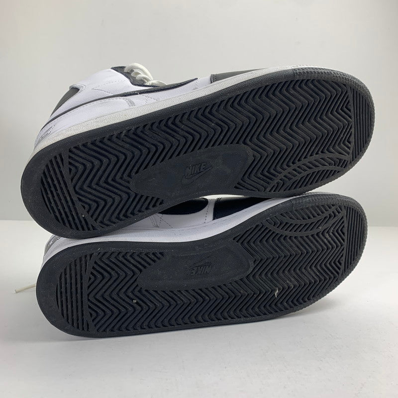 【中古品】【メンズ】 NIKE×COMME DES GARCONS HOMME PLUS コムデギャルソン オム プリュス FD4159-101 TERMINATOR HIGH BLACK BLACK.WHITE SIZE:28.5 ※汚れ・使用感有 スニーカー 靴 160-260807-io-33-fuzh カラー：ブラックホワイト 万代Net店