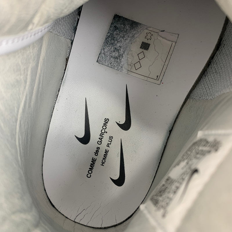 【中古品】【メンズ】 NIKE×COMME DES GARCONS HOMME PLUS コムデギャルソン オム プリュス FD4159-101 TERMINATOR HIGH BLACK BLACK.WHITE SIZE:28.5 ※汚れ・使用感有 スニーカー 靴 160-260807-io-33-fuzh カラー：ブラックホワイト 万代Net店