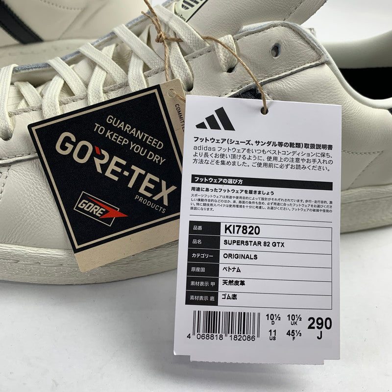 【中古美品】【メンズ】 ADIDAS アディダス KI7820 SUPERSTAR 82 GTX WHITE SIZE:29cm 箱付き スニーカー 靴 161-260807-io-34-fuzh カラー：ホワイト 万代Net店