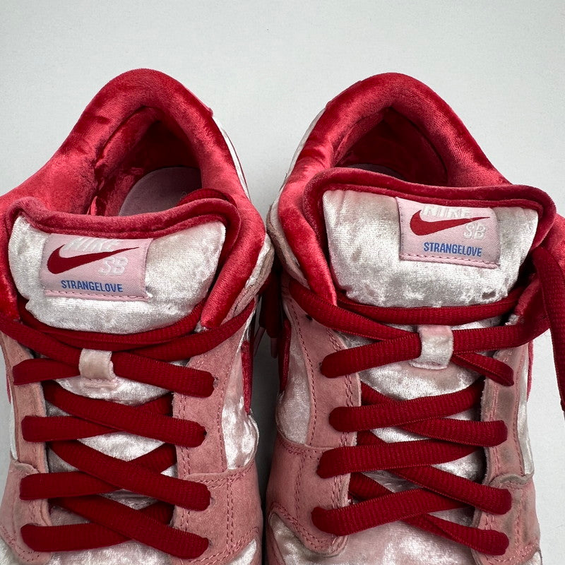 【中古品】【メンズ】 NIKE×STRANGELOVE ナイキ ストレンジラブ CT2552-800 SB DUNK LOW QS "VALENTINES DAY" PINK SIZE:27cm 箱 替え紐付 ※使用感有 スニーカー 靴 160-260807-io-44-fuzh カラー：ピンク 万代Net店