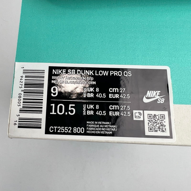 【中古品】【メンズ】 NIKE×STRANGELOVE ナイキ ストレンジラブ CT2552-800 SB DUNK LOW QS "VALENTINES DAY" PINK SIZE:27cm 箱 替え紐付 ※使用感有 スニーカー 靴 160-260807-io-44-fuzh カラー：ピンク 万代Net店