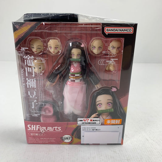 【中古美品】 未開封 S.H.Figuarts 竈門禰豆子 鬼滅の刃 フィギュア ※外箱傷みあり 051-260811-io-31-fuzh 万代Net店