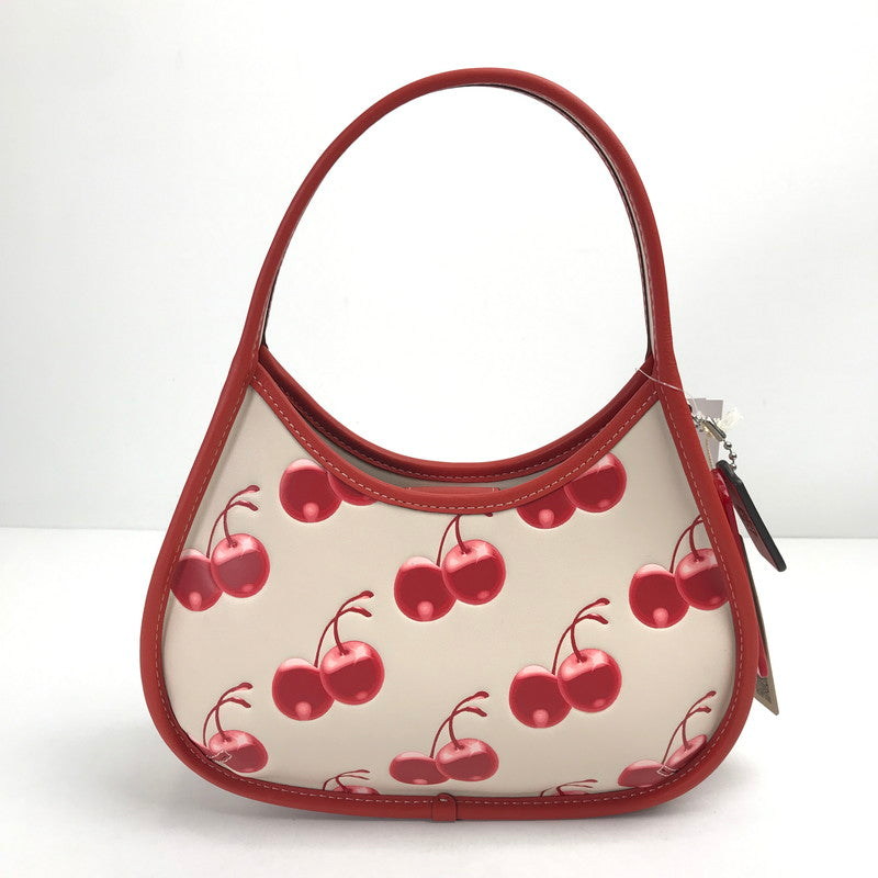 【中古美品】【レディース】 COACHTOPIA コーチトピア M2480-CL754 ハンドバッグ カラーCREAM 赤さくらんぼ総柄 タグ付 カバン 180-260808-ky-51-fuzh 万代Net店