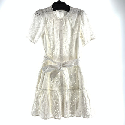 【中古品】【レディース】 KATE SPADE ケイトスペード ワンピース WHITE.レース/SIZE:M/タグ付 ワンピ ※汚れあり 170-260909-io-13-fuzh カラー：ホワイト 万代Net店