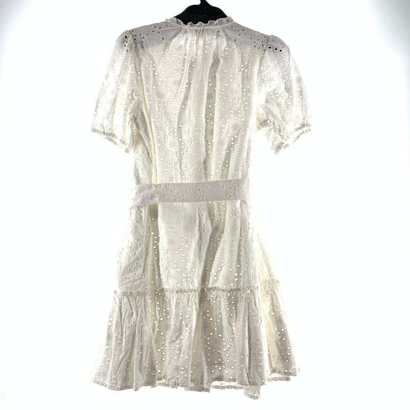 【中古品】【レディース】 KATE SPADE ケイトスペード ワンピース WHITE.レース/SIZE:M/タグ付 ワンピ ※汚れあり 170-260909-io-13-fuzh カラー：ホワイト 万代Net店