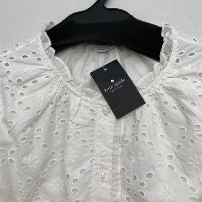【中古品】【レディース】 KATE SPADE ケイトスペード ワンピース WHITE.レース/SIZE:M/タグ付 ワンピ ※汚れあり 170-260909-io-13-fuzh カラー：ホワイト 万代Net店