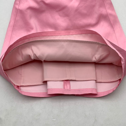 【中古品】【レディース】 COACH コーチ SQUARE NECK SATIN MINI DRESS ミニドレス ワンピ ワンピース PINK/SIZE:4 ※汚れ・ほつれ・使用感有 170-260909-io-08-fuzh カラー：ピンク 万代Net店