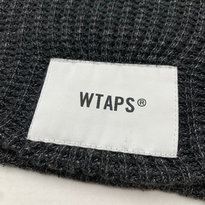【中古品】【メンズ】 WTAPS 221ATDT-HT01 BEANIE ダブルタップス ビーニー ニットキャップ 帽子 185-260808-gm-07-fuzh サイズ：F カラー：ブラック 万代Net店