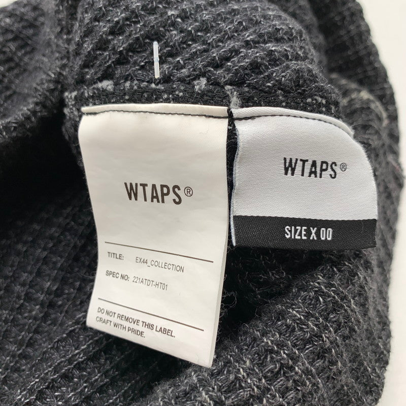 【中古品】【メンズ】 WTAPS 221ATDT-HT01 BEANIE ダブルタップス ビーニー ニットキャップ 帽子 185-260808-gm-07-fuzh サイズ：F カラー：ブラック 万代Net店