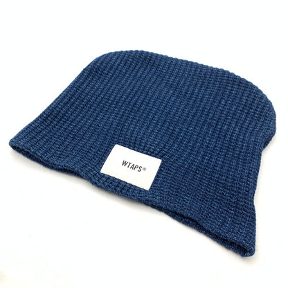 【中古品】【メンズ】 WTAPS 221ATDT-HT01 BEANIE ダブルタップス ビーニー ニットキャップ 帽子 185-260808-gm-08-fuzh サイズ：F カラー：ネイビー 万代Net店
