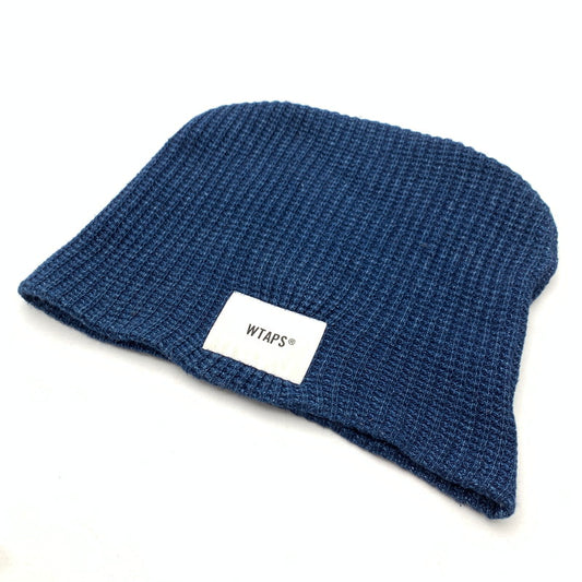 【中古品】【メンズ】 WTAPS 221ATDT-HT01 BEANIE ダブルタップス ビーニー ニットキャップ 帽子 185-260808-gm-08-fuzh サイズ：F カラー：ネイビー 万代Net店