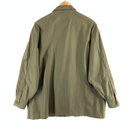 【中古品】【メンズ】 WTAPS 212BRDT-SHM04 21AW FLYERS LS COTTON SATIN ダブルタップス フライヤー 長袖シャツ ジャケット アウター ブランド 古着 ブルゾン 142-260808-gm-06-fuzh サイズ：03 カラー：カーキ 万代Net店