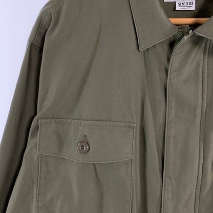 【中古品】【メンズ】 WTAPS 212BRDT-SHM04 21AW FLYERS LS COTTON SATIN ダブルタップス フライヤー 長袖シャツ ジャケット アウター ブランド 古着 ブルゾン 142-260808-gm-06-fuzh サイズ：03 カラー：カーキ 万代Net店