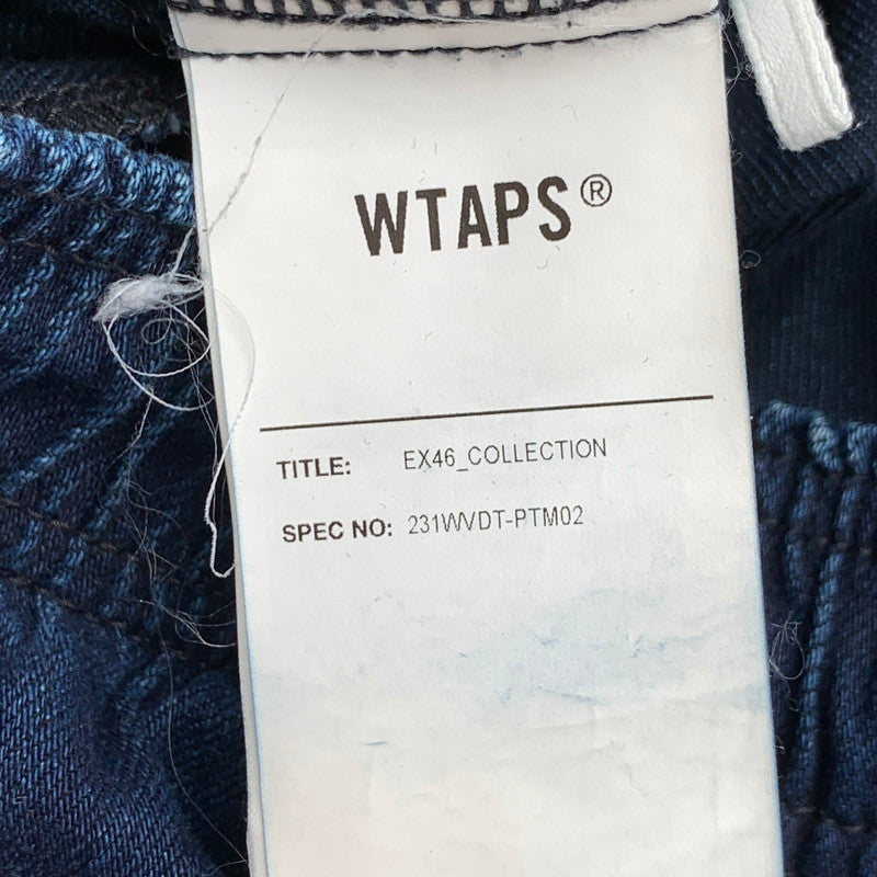 【中古品】【メンズ】 WTAPS 231WVDT-PTM02 MILT2001 TROUSERS ダブルタップス トラウザーパンツ ボトムス ブランド 古着 153-260808-gm-05-fuzh サイズ：04 カラー：インディゴ 万代Net店