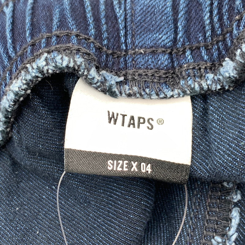 【中古品】【メンズ】 WTAPS 231WVDT-PTM02 MILT2001 TROUSERS ダブルタップス トラウザーパンツ ボトムス ブランド 古着 153-260808-gm-05-fuzh サイズ：04 カラー：インディゴ 万代Net店