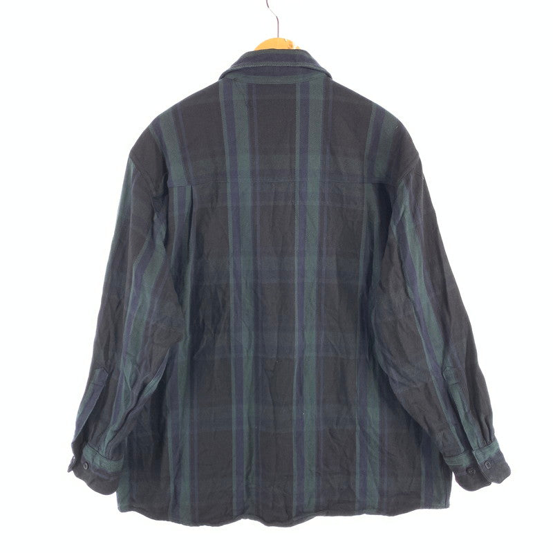 【中古品】【メンズ】 WTAPS 212TQDT-SHM05 DECK LS FLANNEL TEXTILE ダブルタップス フランネルチェックシャツ 長袖 ブランド 古着 142-260808-gm-02-fuzh サイズ：02 カラー：グリーン 万代Net店