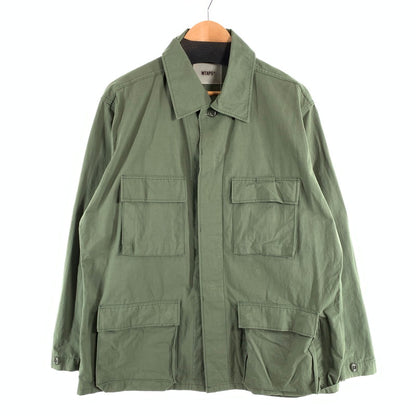 【中古品】【メンズ】 WTAPS WVDT-SHM01 NYCO RIPSTOP SHIRT ダブルタップス リップストップシャツ ジャケット 長袖 ブランド 古着 ブルゾン 142-260808-gm-03-fuzh サイズ：03 カラー：カーキ 万代Net店