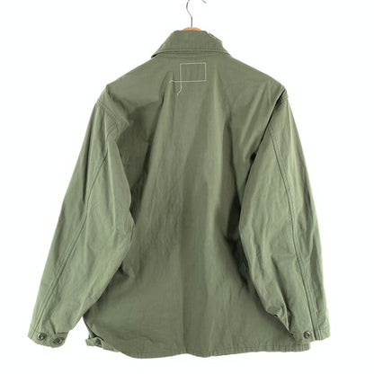 【中古品】【メンズ】 WTAPS WVDT-SHM01 NYCO RIPSTOP SHIRT ダブルタップス リップストップシャツ ジャケット 長袖 ブランド 古着 ブルゾン 142-260808-gm-03-fuzh サイズ：03 カラー：カーキ 万代Net店