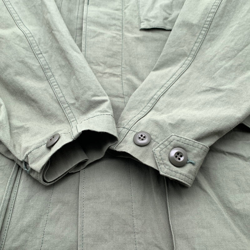 【中古品】【メンズ】 WTAPS WVDT-SHM01 NYCO RIPSTOP SHIRT ダブルタップス リップストップシャツ ジャケット 長袖 ブランド 古着 ブルゾン 142-260808-gm-03-fuzh サイズ：03 カラー：カーキ 万代Net店