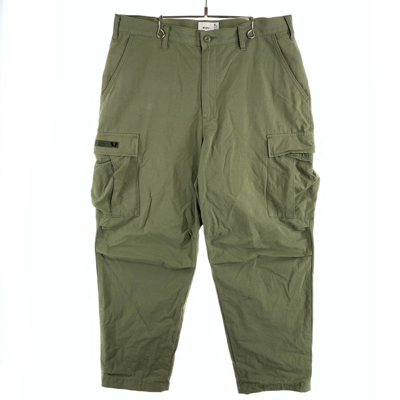 【中古品】【メンズ】 WTAPS 231WVDT-PTM09 NYCO RIPSTOP TROUSERS PANTS ダブルタップス リップストップ トラウザーパンツ ボトムス ブランド 古着 153-260808-gm-04-fuzh サイズ：04 カラー：カーキ 万代Net店