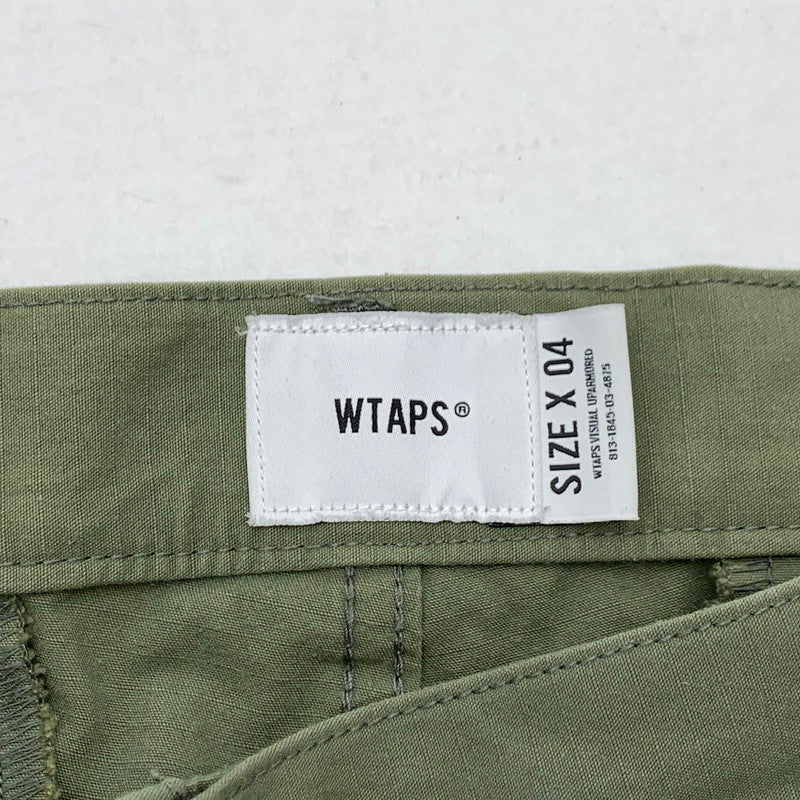 【中古品】【メンズ】 WTAPS 231WVDT-PTM09 NYCO RIPSTOP TROUSERS PANTS ダブルタップス リップストップ トラウザーパンツ ボトムス ブランド 古着 153-260808-gm-04-fuzh サイズ：04 カラー：カーキ 万代Net店
