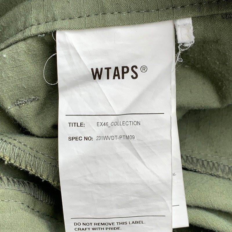 【中古品】【メンズ】 WTAPS 231WVDT-PTM09 NYCO RIPSTOP TROUSERS PANTS ダブルタップス リップストップ トラウザーパンツ ボトムス ブランド 古着 153-260808-gm-04-fuzh サイズ：04 カラー：カーキ 万代Net店