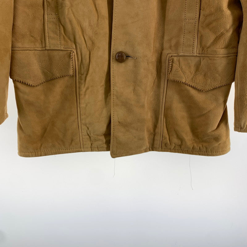 【中古品】【メンズ】 RALPH EDWARDS SPORTSWEAR ラルフ エドワーズ スポーツウェア スウェードジャケット 60年代　 145-261013-ny-16-fuzh サイズ：不明 カラー：キャメル 万代Net店