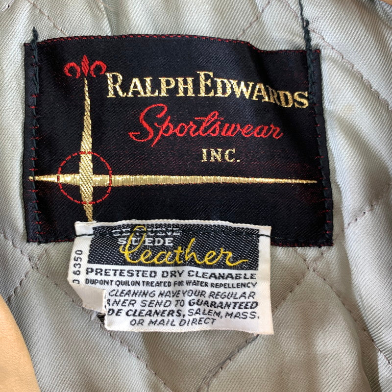 【中古品】【メンズ】 RALPH EDWARDS SPORTSWEAR ラルフ エドワーズ スポーツウェア スウェードジャケット 60年代　 145-261013-ny-16-fuzh サイズ：不明 カラー：キャメル 万代Net店