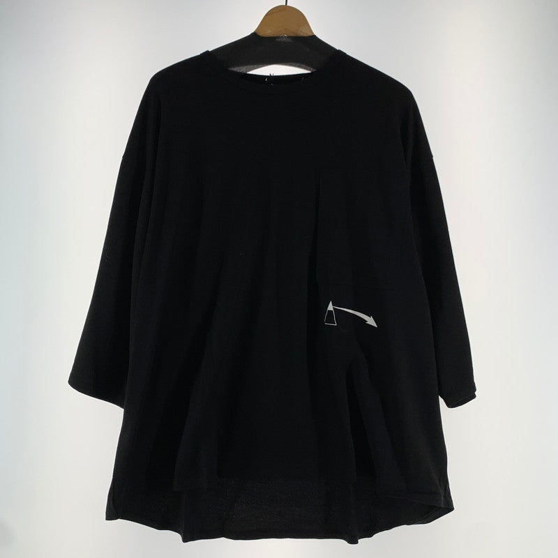 【中古品】【メンズ】 TIGHTBOOTH PRODUCTION タイトブース プロダクション THA BLUE HERB COLLAB 7SLEEVE TEE 7分丈 シャツ BLACK SIZE:L アンダーグラウンドVSアマチュア ※毛の付着・脇下に穴あり 142-260818-io-12-fuzh カラー：ブラック 万代Net店